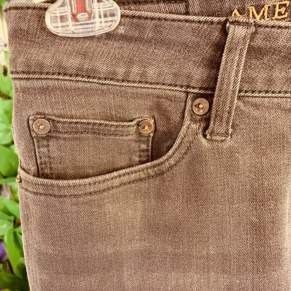 American Eagle Outfitters 360 Extreme Flex Slim Straight Denim Black Jeans 28x30